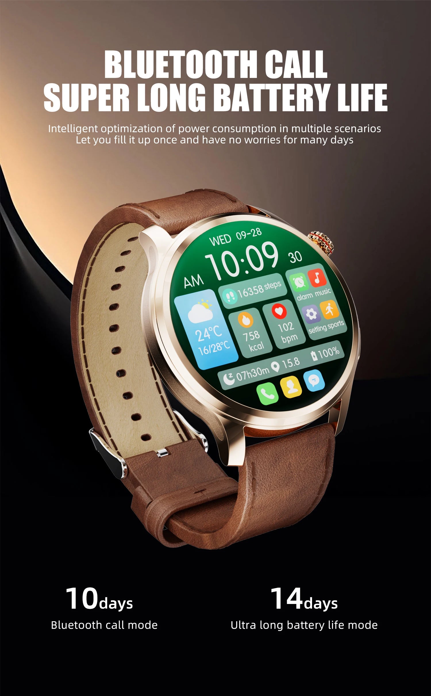 Đồng Hồ Thông Minh SK51: Màn Hình AMOLED, GPS, NFC