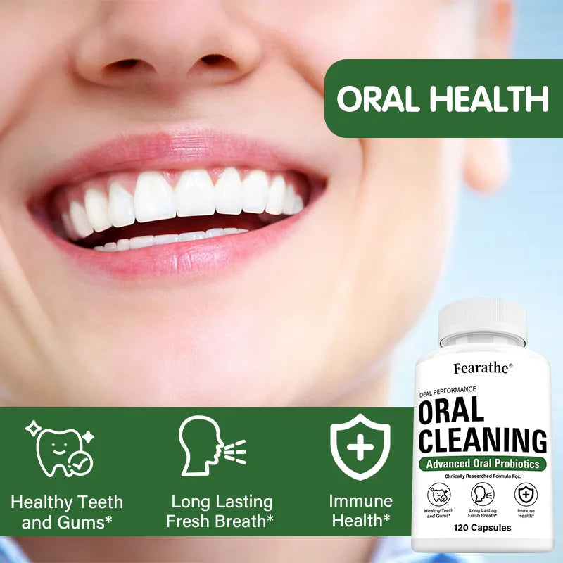 Oral Cleanse Advanced Oral Probiotics for Bad Breath, Tonsil Stones, Teeth and Gum Health, Immune Health, Non-GMO - Daisan Mart