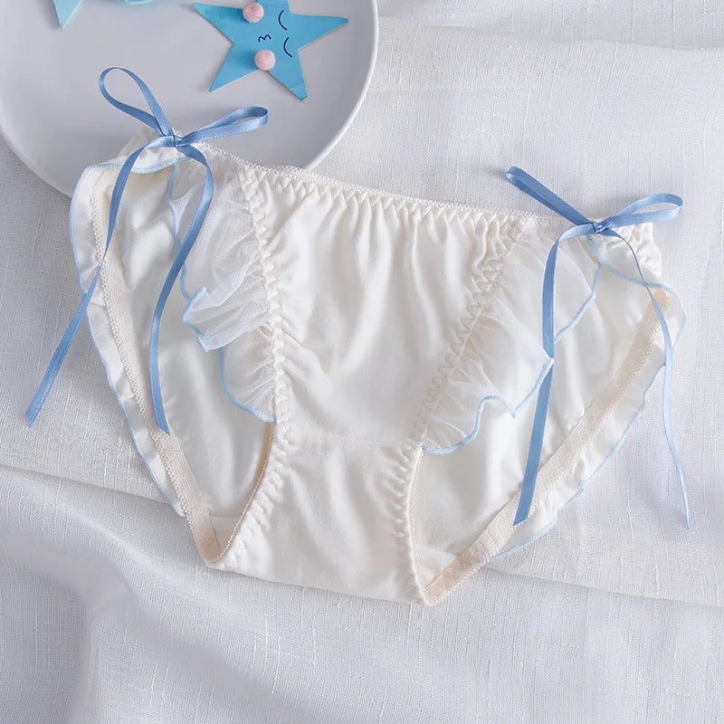 Women's Cotton Panties Low Waist Cute Soft Princess