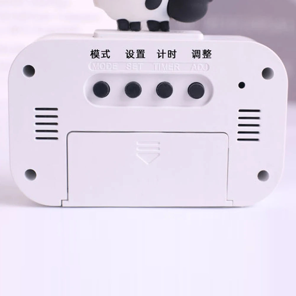 Đồng Hồ Báo Thức LED Hoạt Hình Đa Năng Cho Học Tập