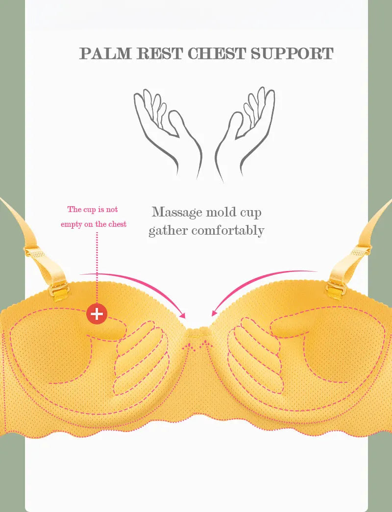 Sexy Underwire Push-Up Bra, Wear Like You Don't Have Anything