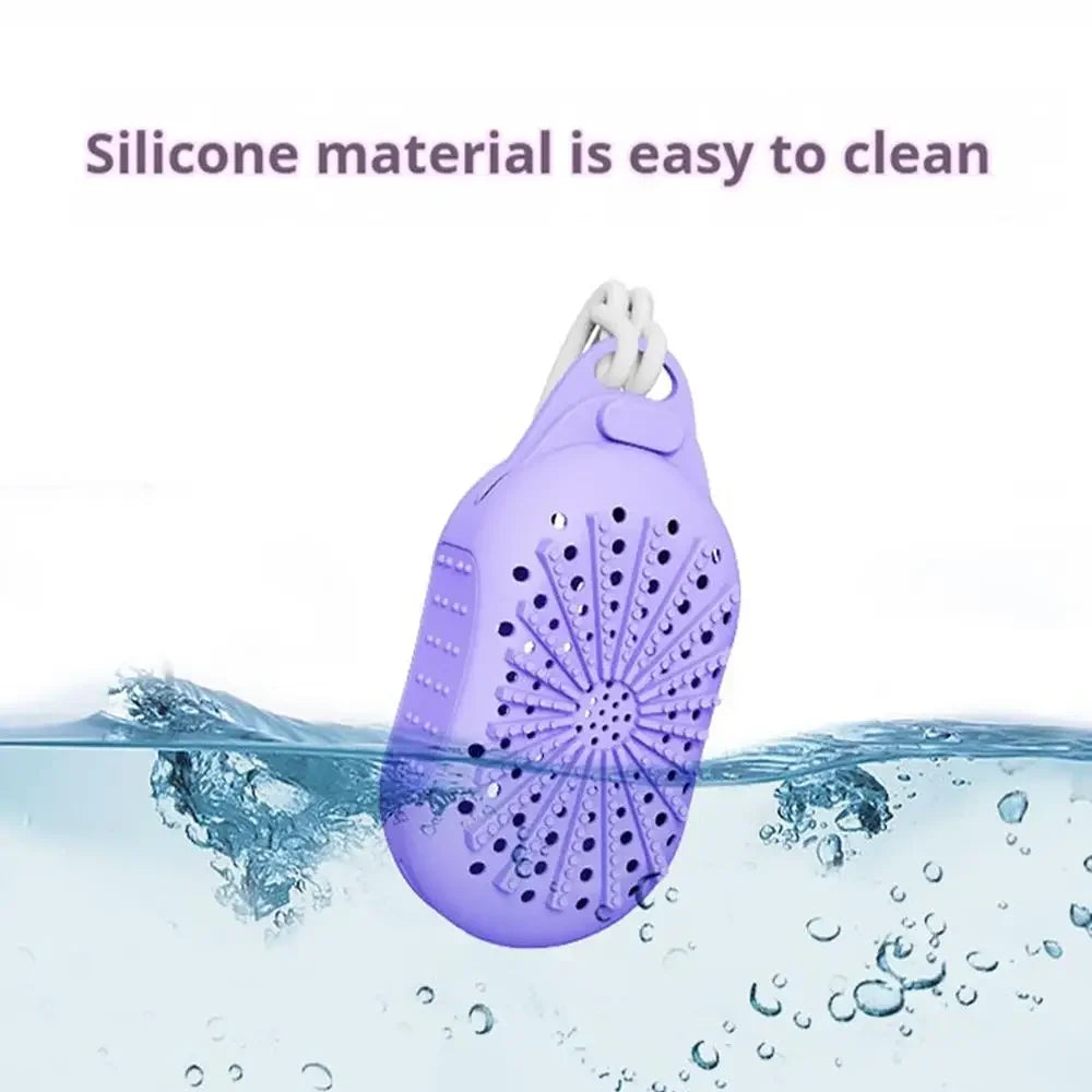 Dual-Sided Silicone Bar Soap Scrubber Exfoliating Soap Holder Pouch With Gentle Deep-Clean Quick-Dry Soap Saver For Shower