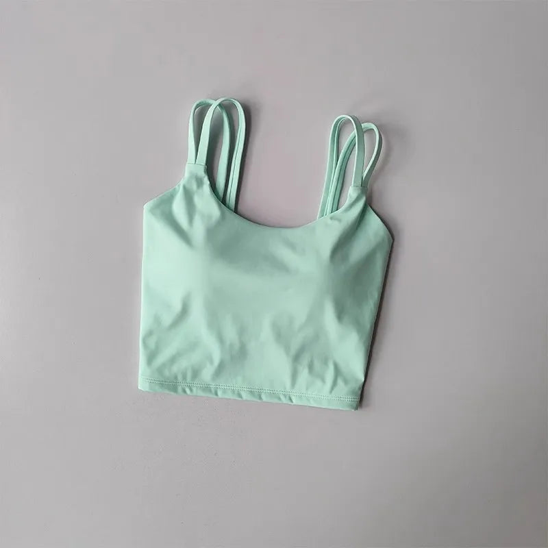 Áo Tập Nữ Đệm Cố Định, Sexy, Thắt Nút Sau, Yoga - Daisan Mart