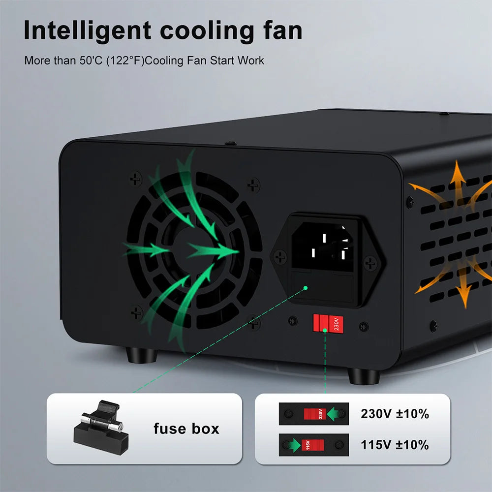 Wanptek USB adjustable power supply for lab