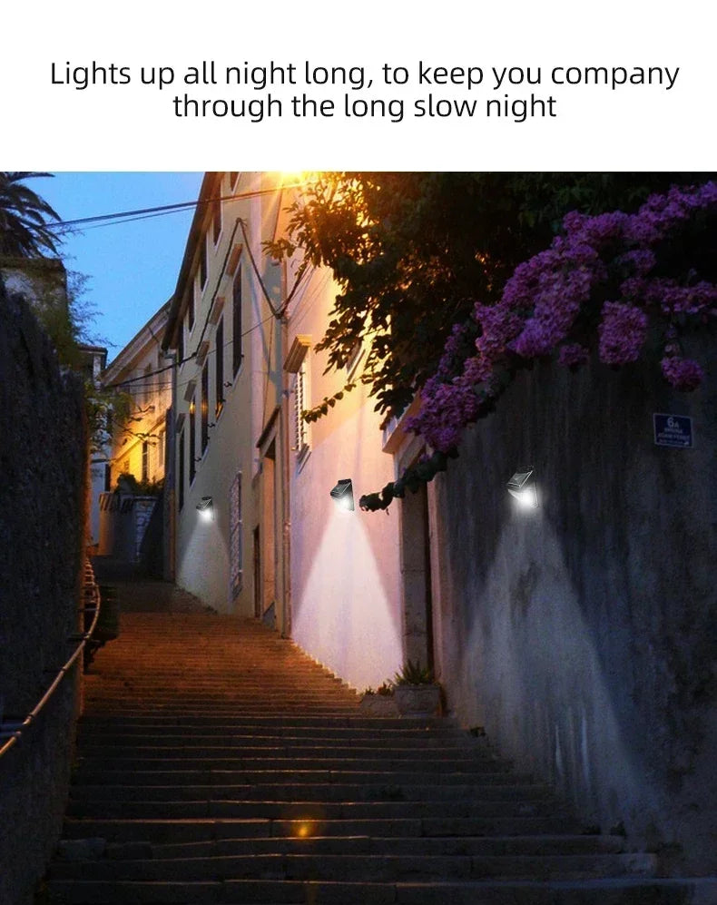 Đèn LED Năng Lượng Mặt Trời Cảm Biến Chuyển Động