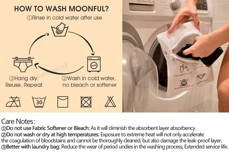 Women's High Waist Anti-Leak Menstrual Panties Super Comfortable