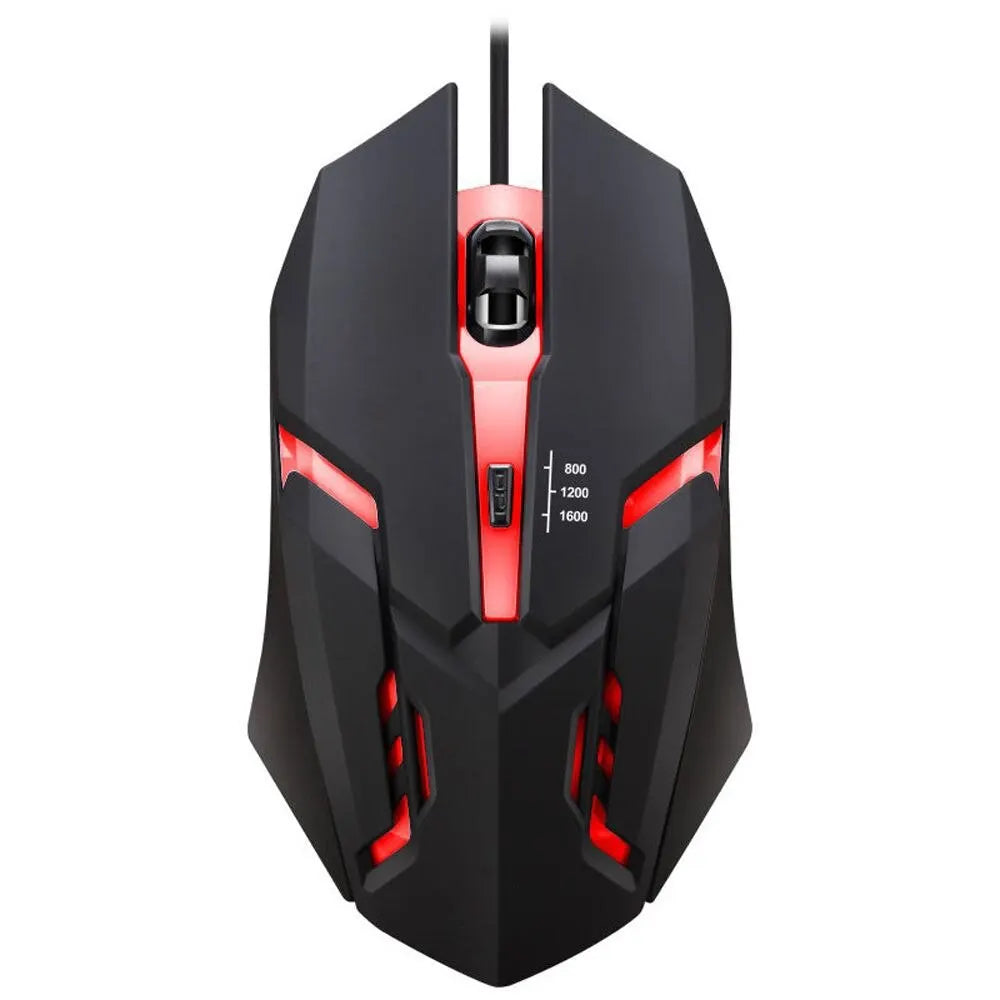 2025 Ergonomic RGB Gaming Mouse - 4 USB Buttons