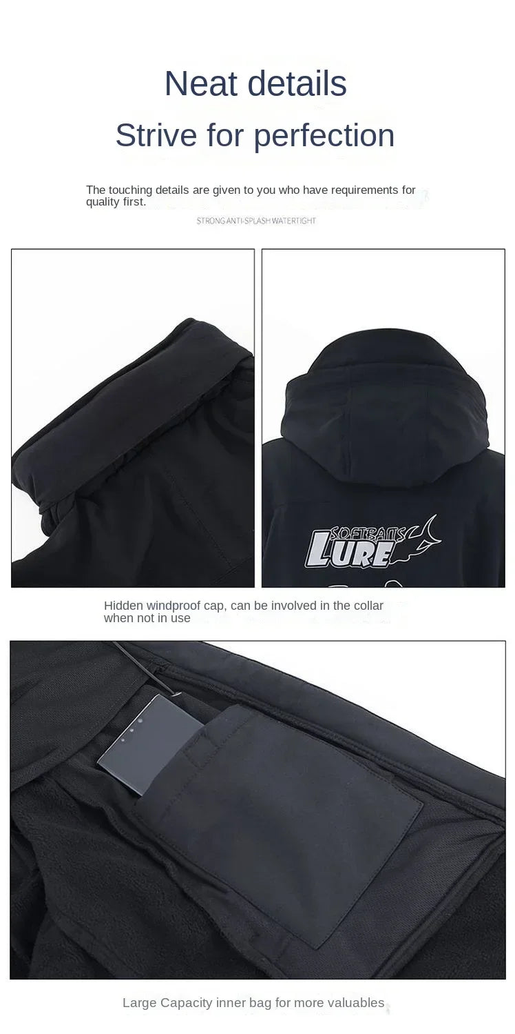 Bộ Đồ Câu Cá Nam Giữ Ấm Chống Nước Mùa Đông