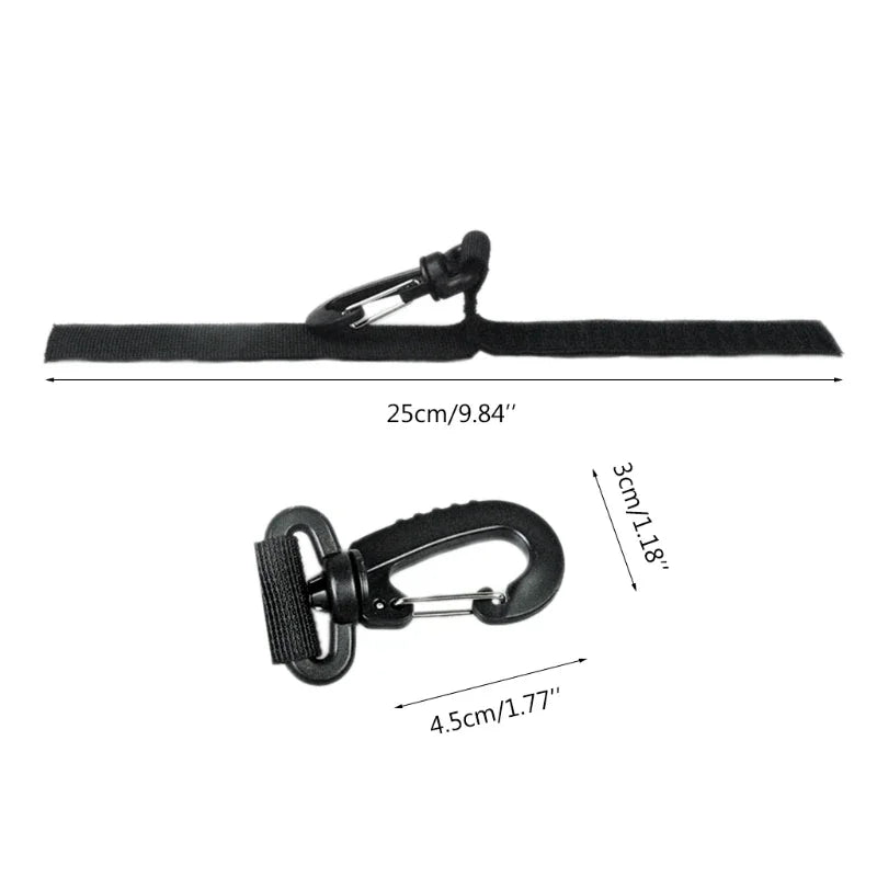 2 Pack Kayak Paddle Holder Webbing Clip for SUP Board Inflatable Boat