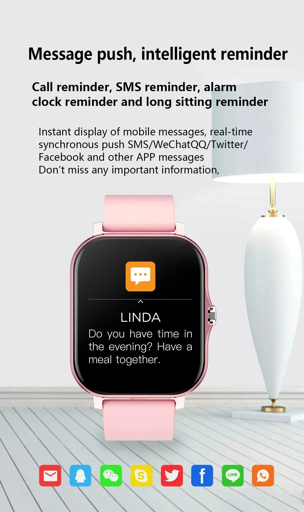 SmartWatch 2024 - Sports Companion &amp; Bluetooth Calling