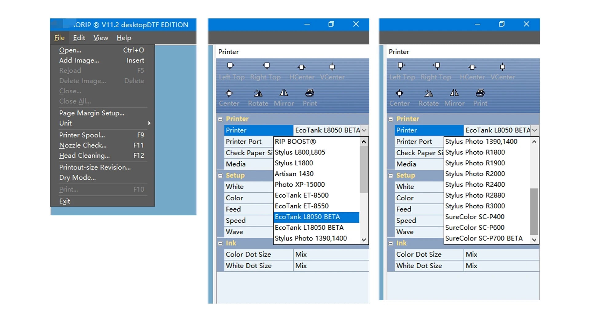 Phần mềm Epson DTF RIP V11.2 cho máy in UV, USB Dongle