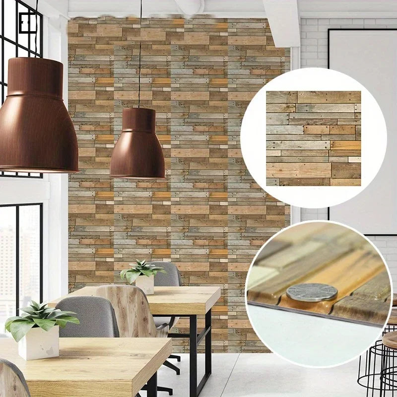 Miếng Dán Tường 3D Giả Đá Tự Dính - 10 Tấm - Daisan Mart
