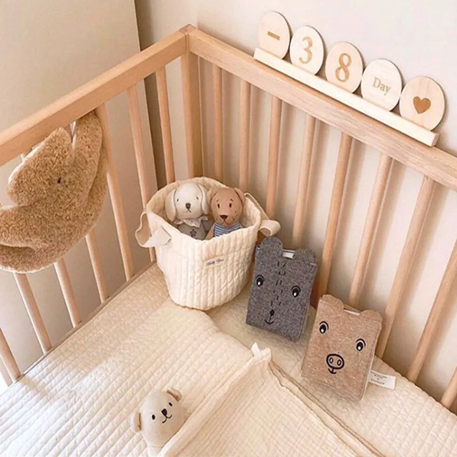 Little Bear Lamb Wool Soothing Toy Children's Anti Pinch Hand Door Stopper Baby Door Decoration Door Hanging