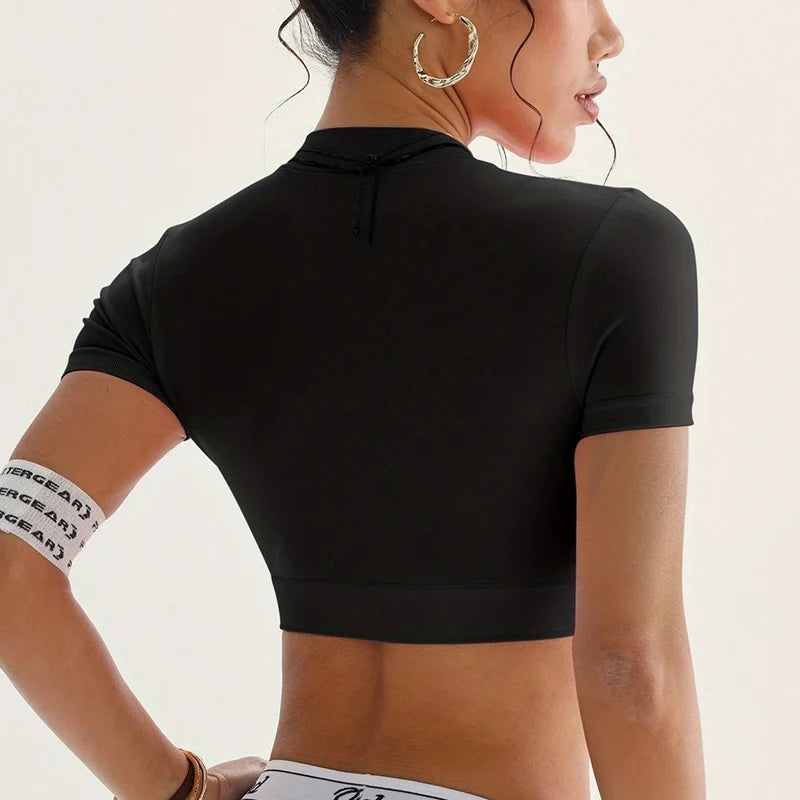 Áo Tập Nữ Zippy Seamless Crop - Thể Thao & Yoga - Daisan Mart
