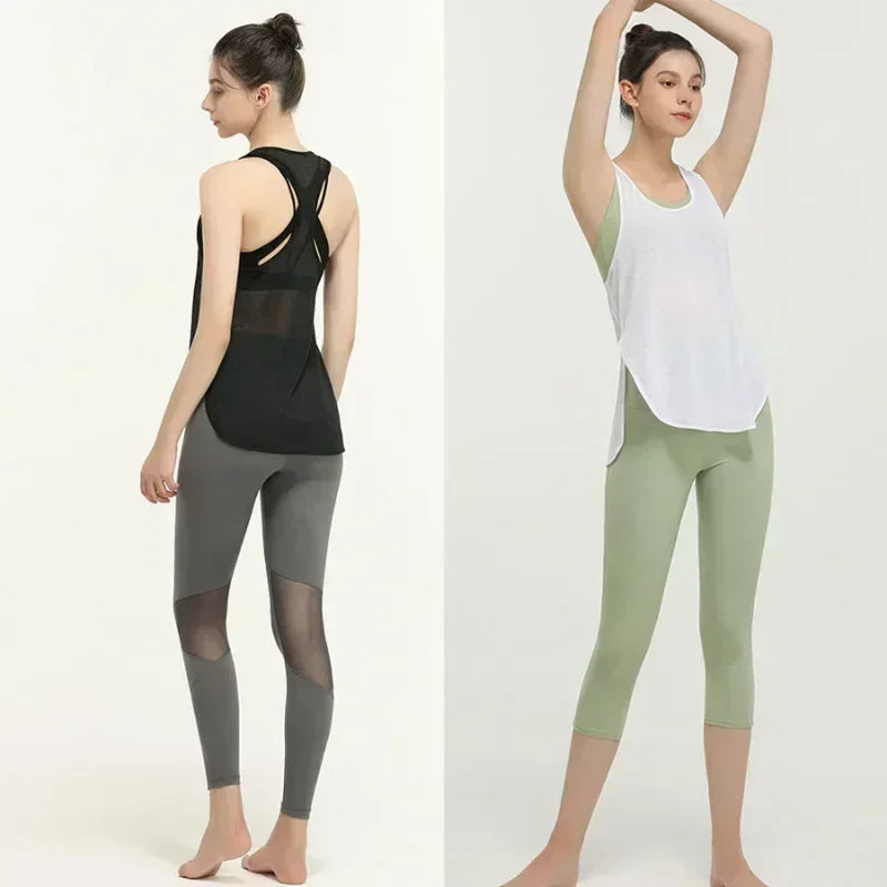 Women's Slim Running &amp; Yoga Sports Top Black