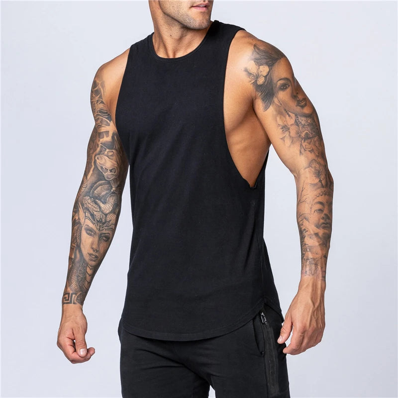 Áo Tank Nam Tập Gym Mùa Hè Thoáng Khí Cotton - Daisan Mart