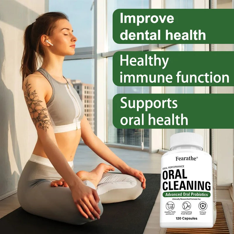 Oral Cleanse Advanced Oral Probiotics for Bad Breath, Tonsil Stones, Teeth and Gum Health, Immune Health, Non-GMO - Daisan Mart