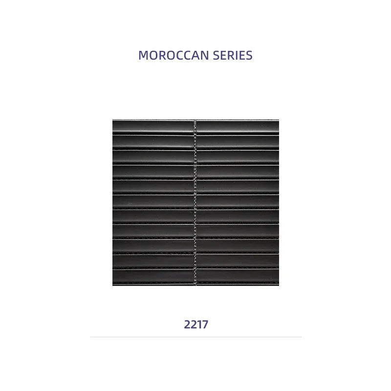 22x145 Long Concave Porcelain Mosaic Tiles for Bathroom Decoration