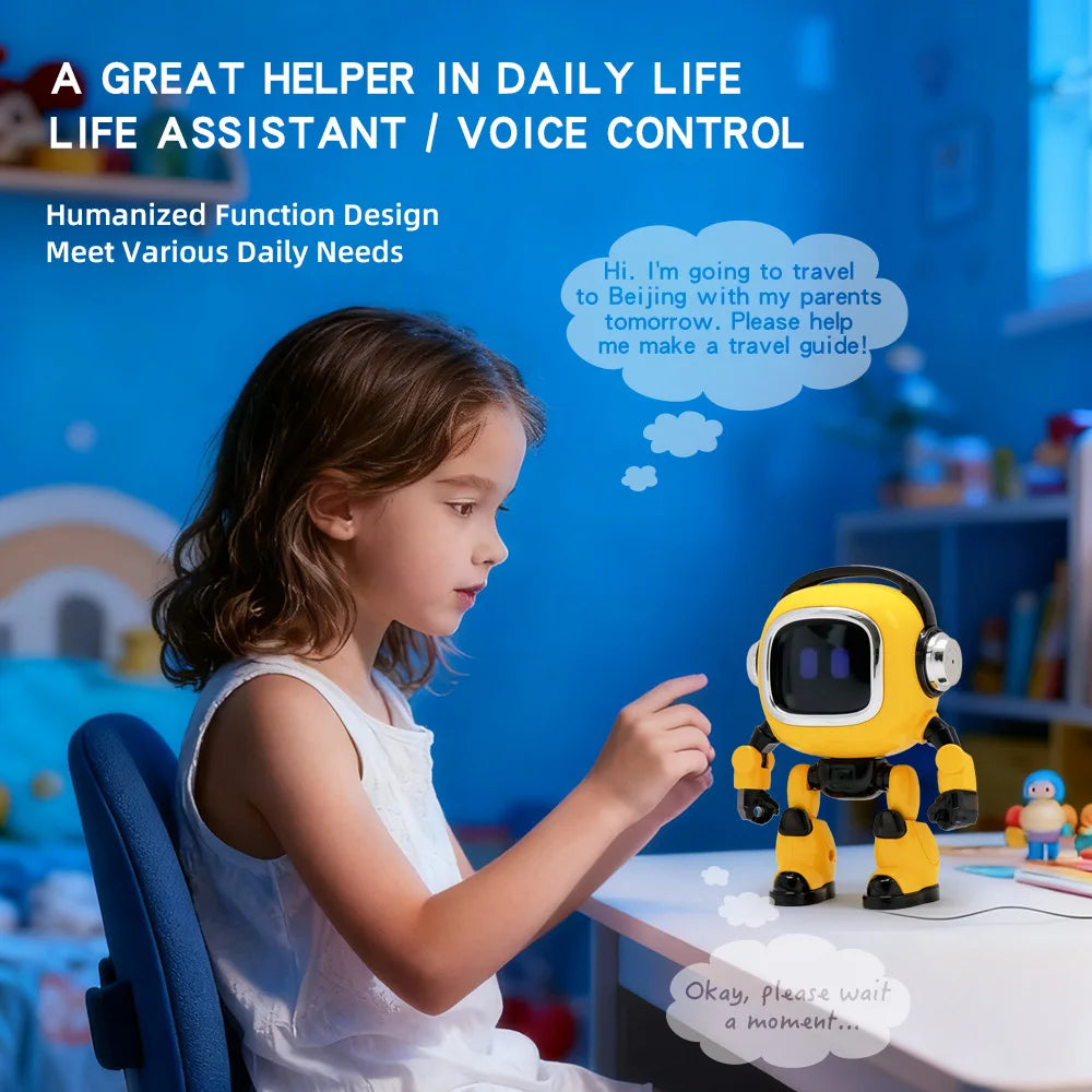 Ai Robot Smart Ai Voice Controlled Multifunctional Interactive Daily Life Assistant Educational Toy For Boys Kids - Daisan Mart