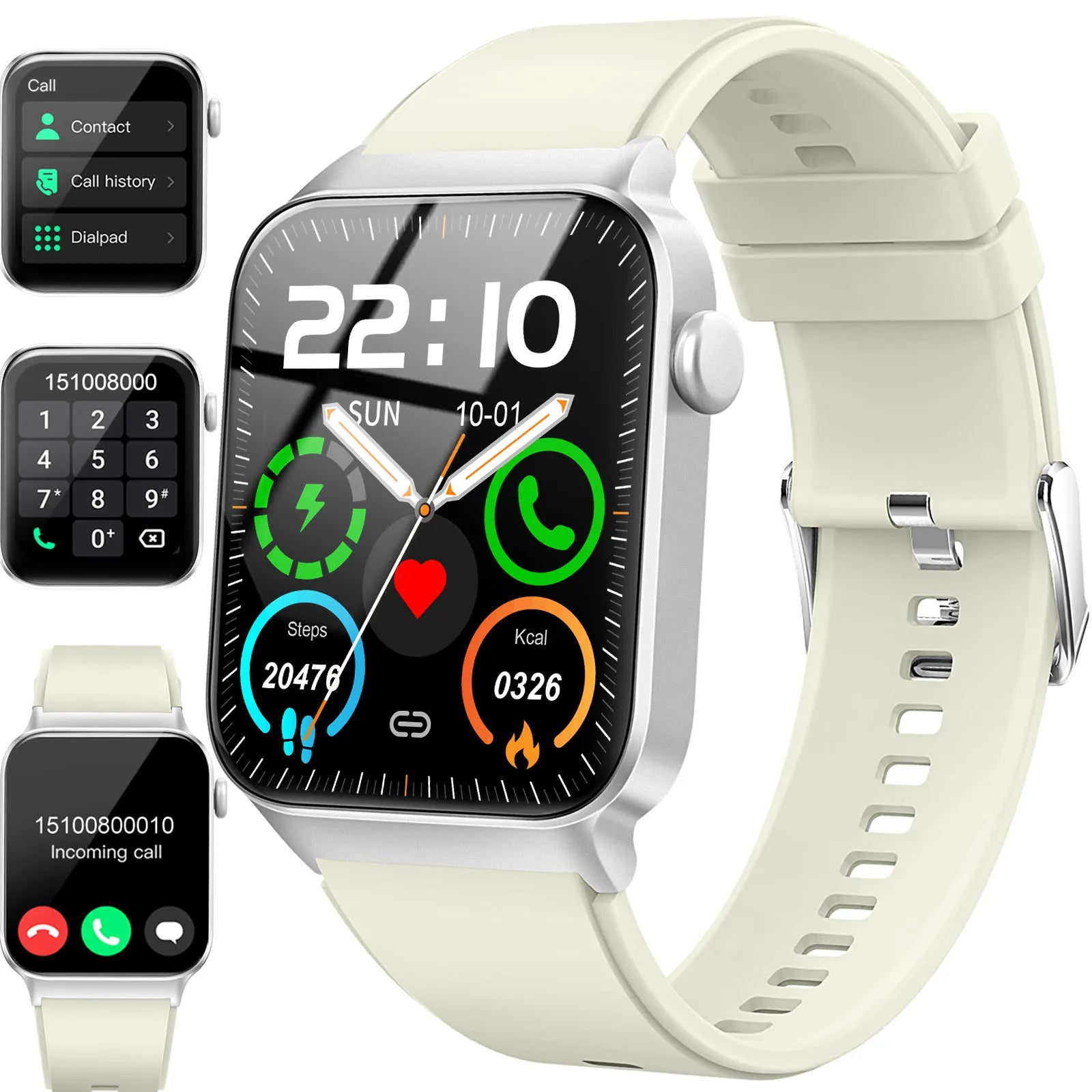 Đồng Hồ Thông Minh 1.85” Gọi, Chống Nước, Đa Thể Thao