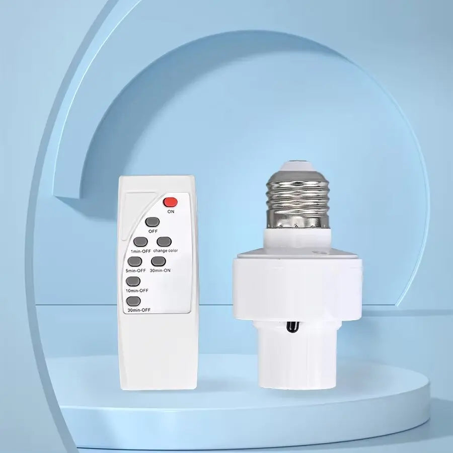 4-Arm Folding LED Bulb E27 Remote Control