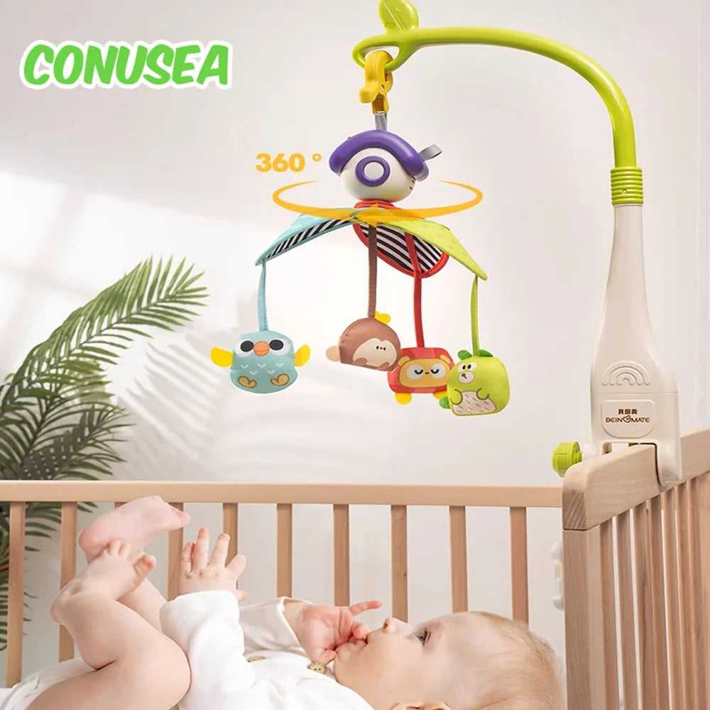 Đồ chơi treo nôi phát nhạc có đèn cho bé sơ sinh