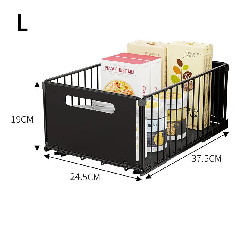 Multi-purpose Pull-Out Rack for Kitchen Cabinets - Spice Storage