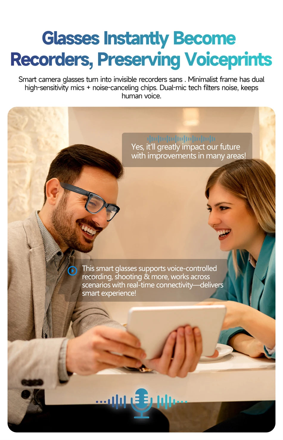 Smart Glasses 2025: Video Recording, Translation, Bluetooth Calling