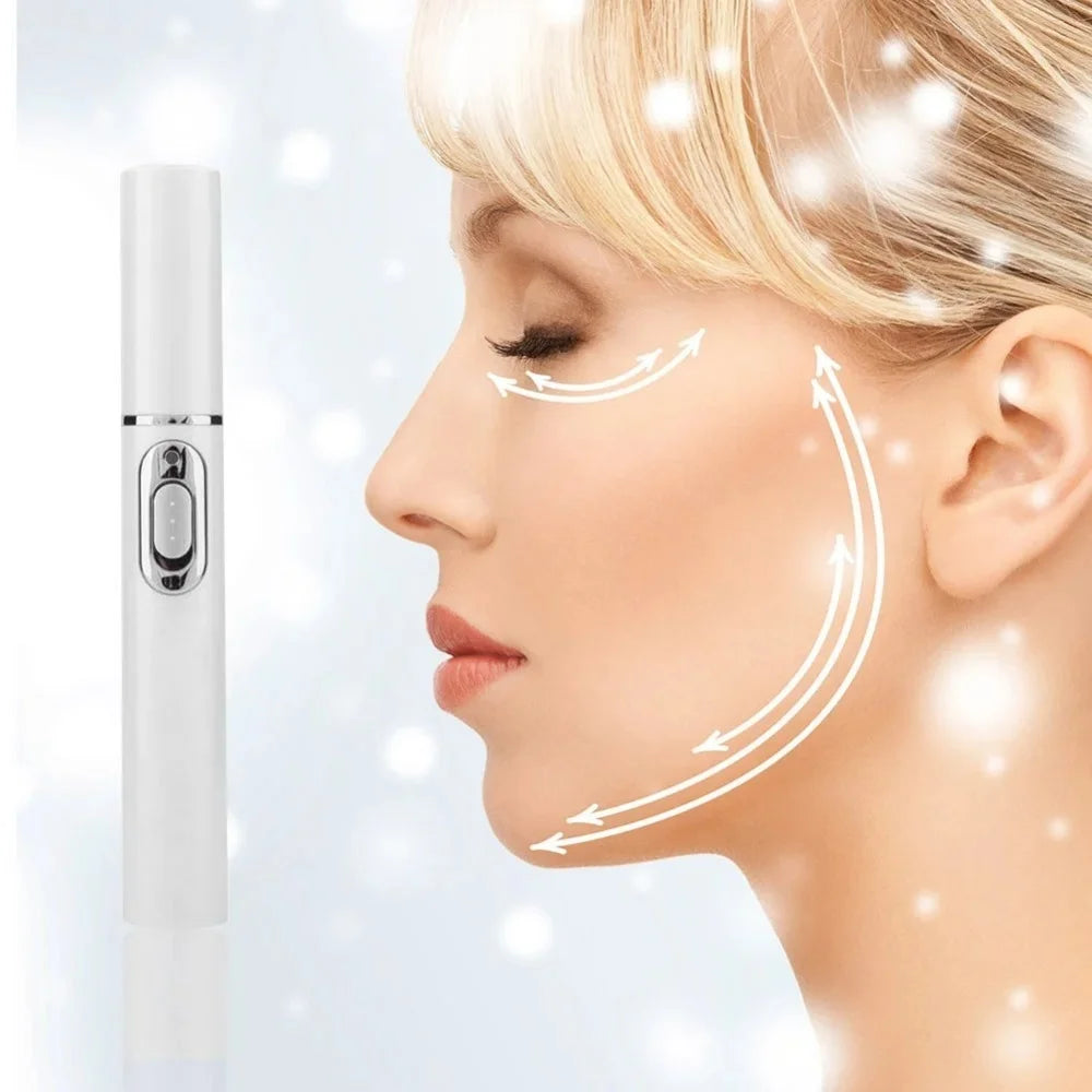 Blue Light Vibrating Eye Massager - Reduces Dark Circles &amp; Eye Bags