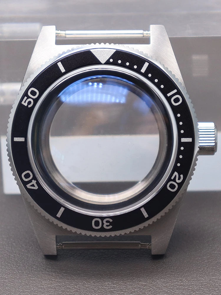 Modified Seiko 62MAS Diving 40mm Vintage Watch Cases Bubble Sapphire Crystal Glass Fit NH34 NH35 NH36 NH38 Movement 28.5mm Dial - Daisan Mart