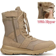 Summer Combat Boots: Light, Breathable, Versatile, Size 34-49