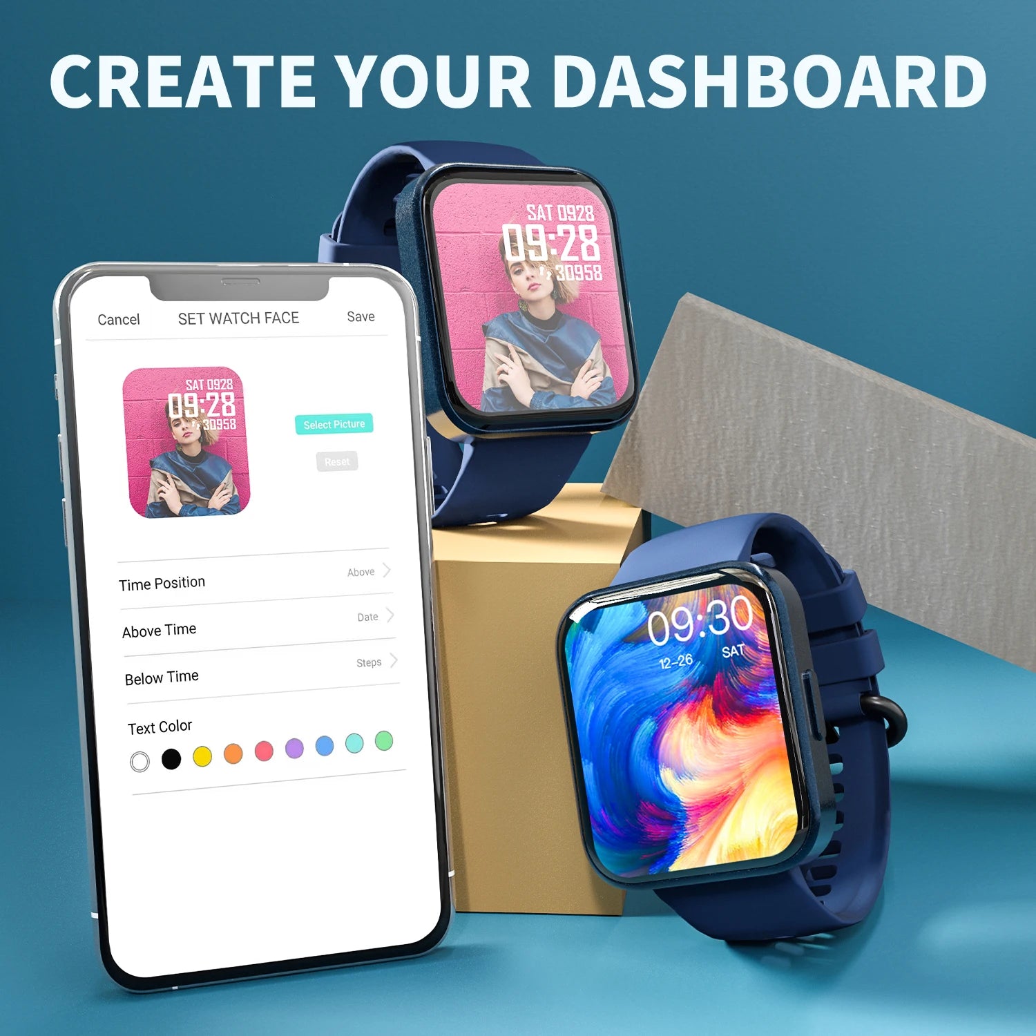 Đồng Hồ Thông Minh Thể Thao Chống Nước IP68 2 Trong 1