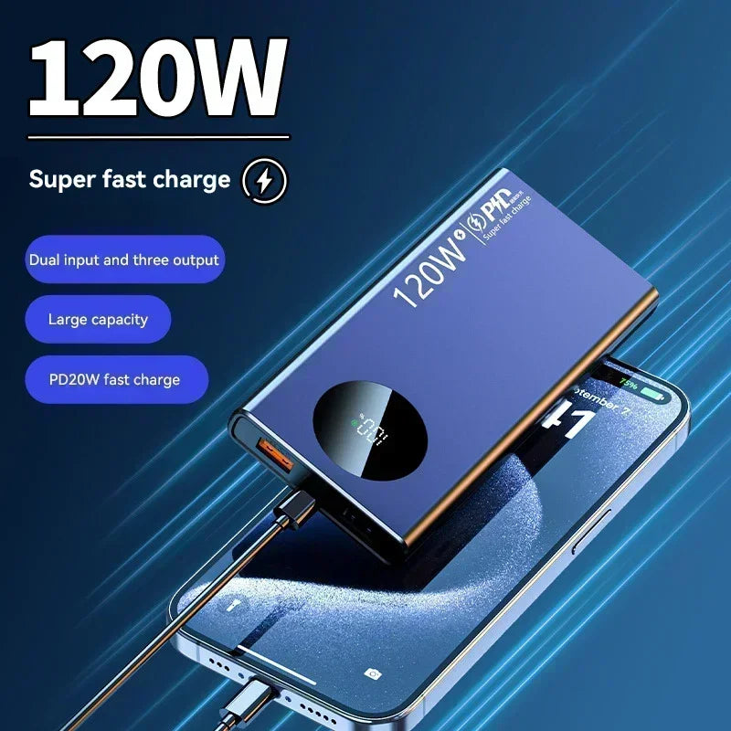 Super Power Bank 120W 50000mAh Fast &amp; Powerful