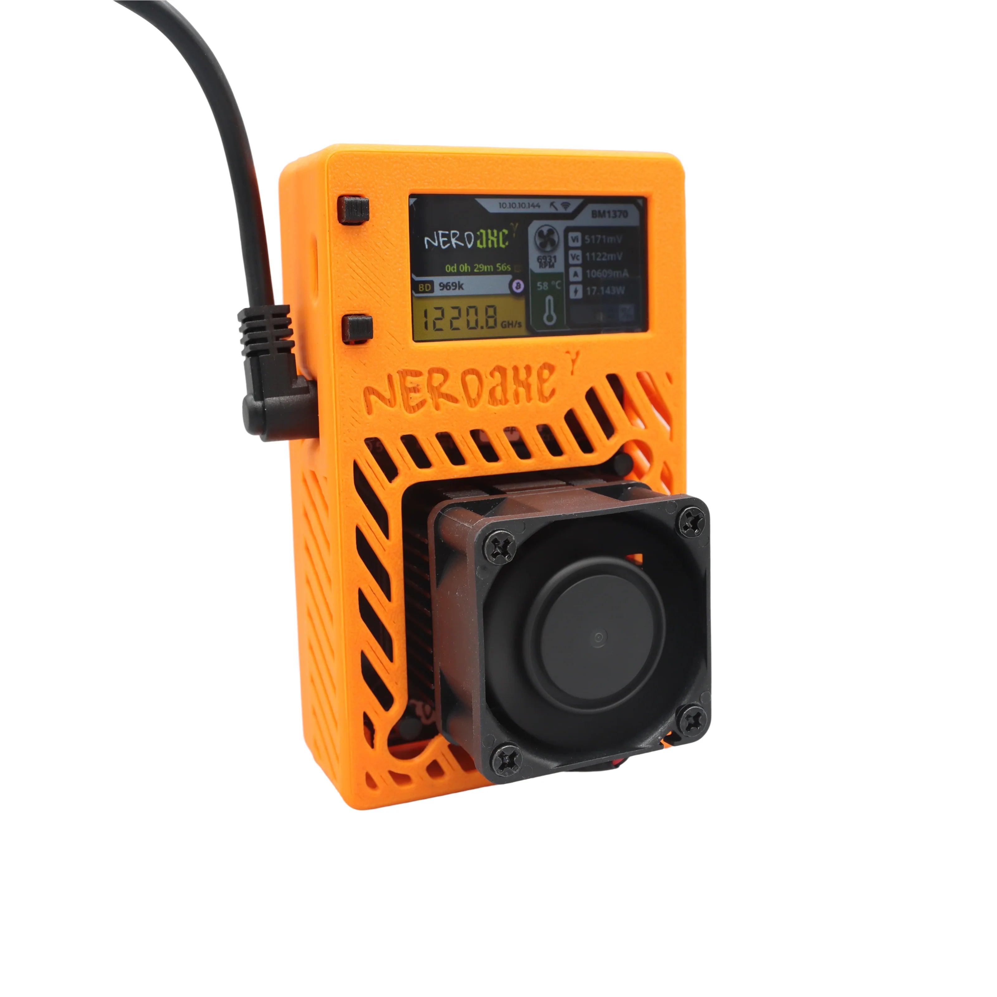 Bitaxe Nerdaxe Gamma 601 1.2th/s 18W Open Source Bitcoin Miner With Power Supply