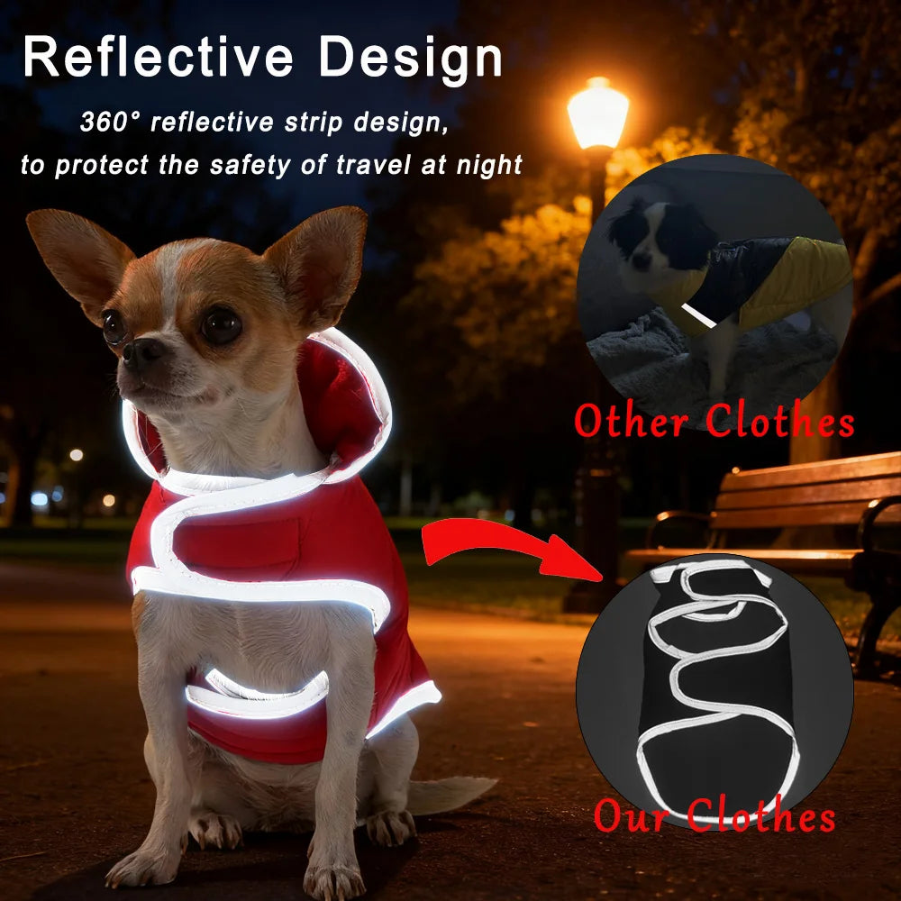 Waterproof Reflective Outdoor Jacket for Dogs 