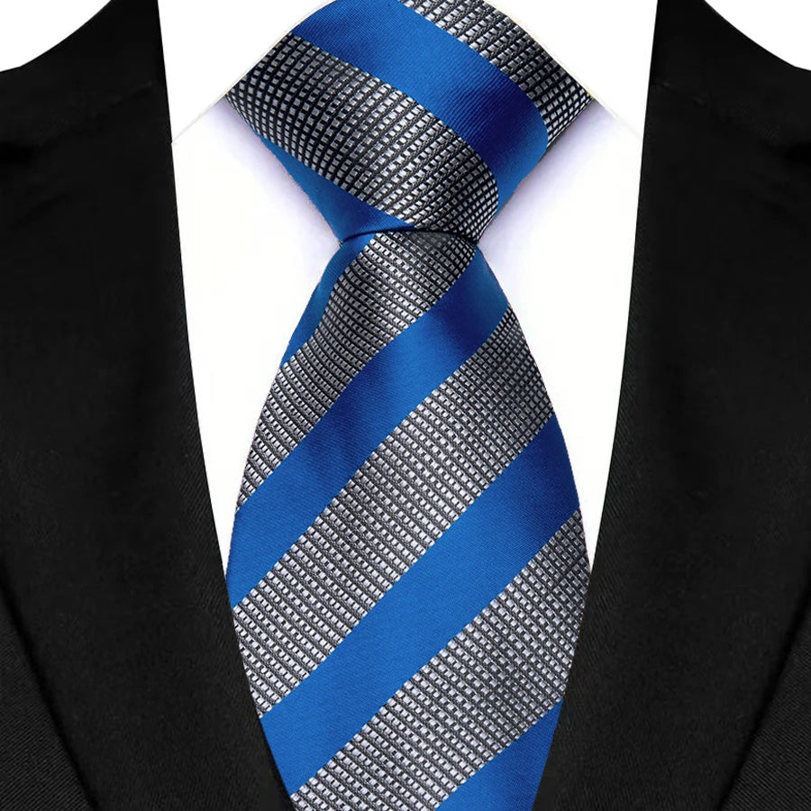 Cà vạt Nam Cổ điển 8cm Sọc Paisley Thời trang