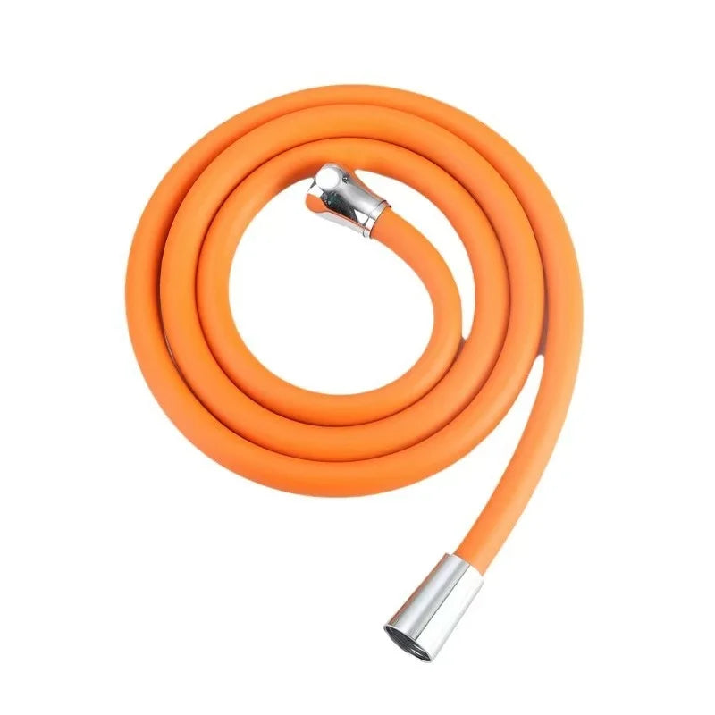 New 1.5/2M Silicone Flexible Shower Hose Anti-Winding Extension High Pressure Pipe Showerhead Tube Bathroom Faucte Accessorie - Daisan Mart