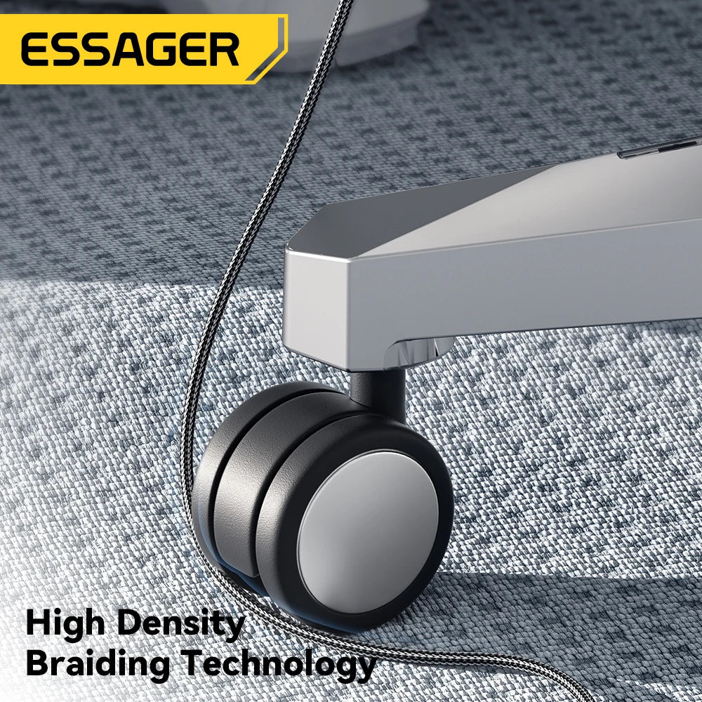 Cáp Sạc Nhanh Type-C 100W Essager Cho MacBook, iPhone 15 - Daisan Mart