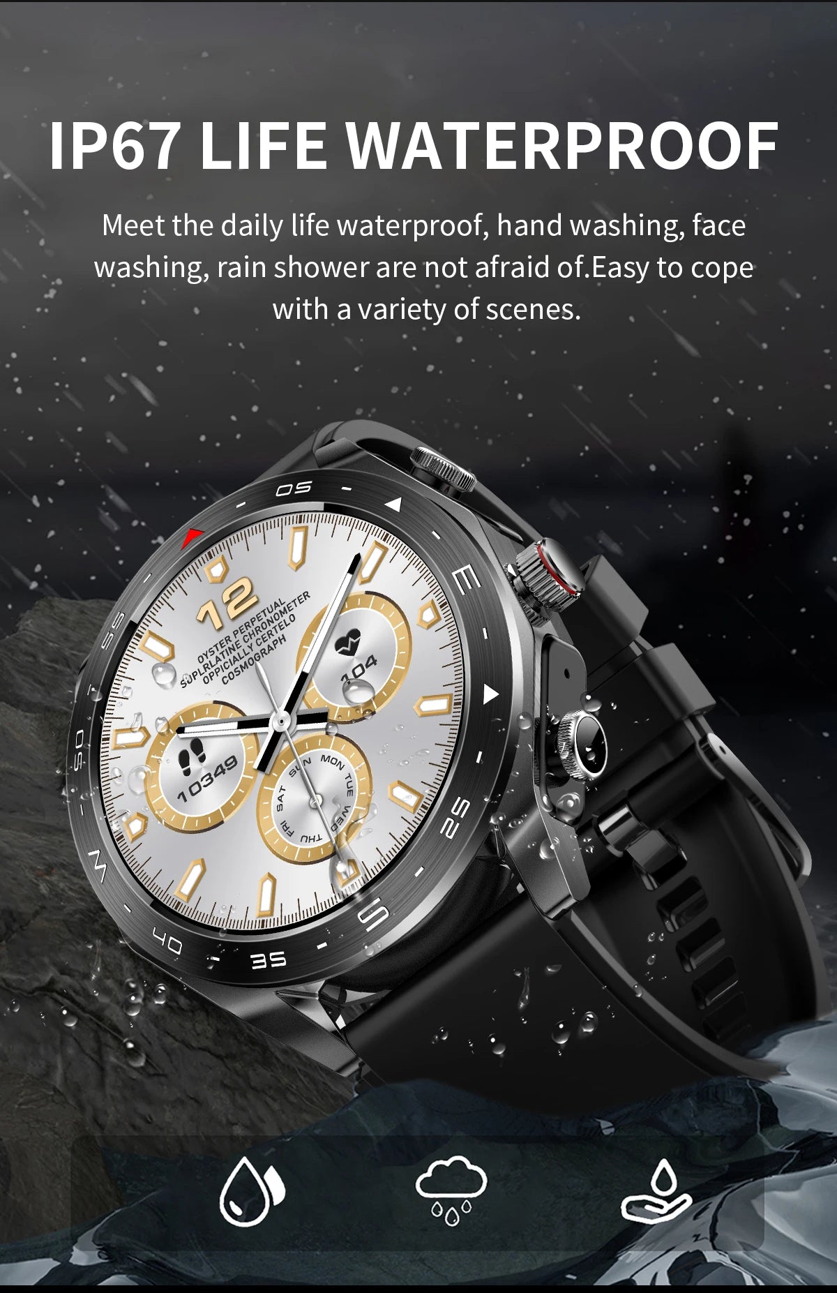 Đồng Hồ Thông Minh 2025 Kèm Tai Nghe TWS Chống Nước