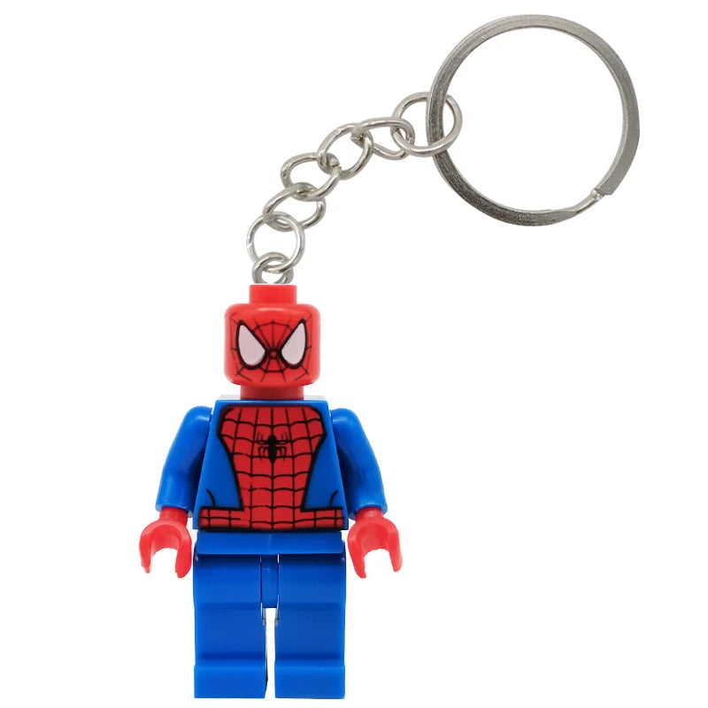 Lego Spider-Man Miles &amp; Gwen Cute Bag Keychain