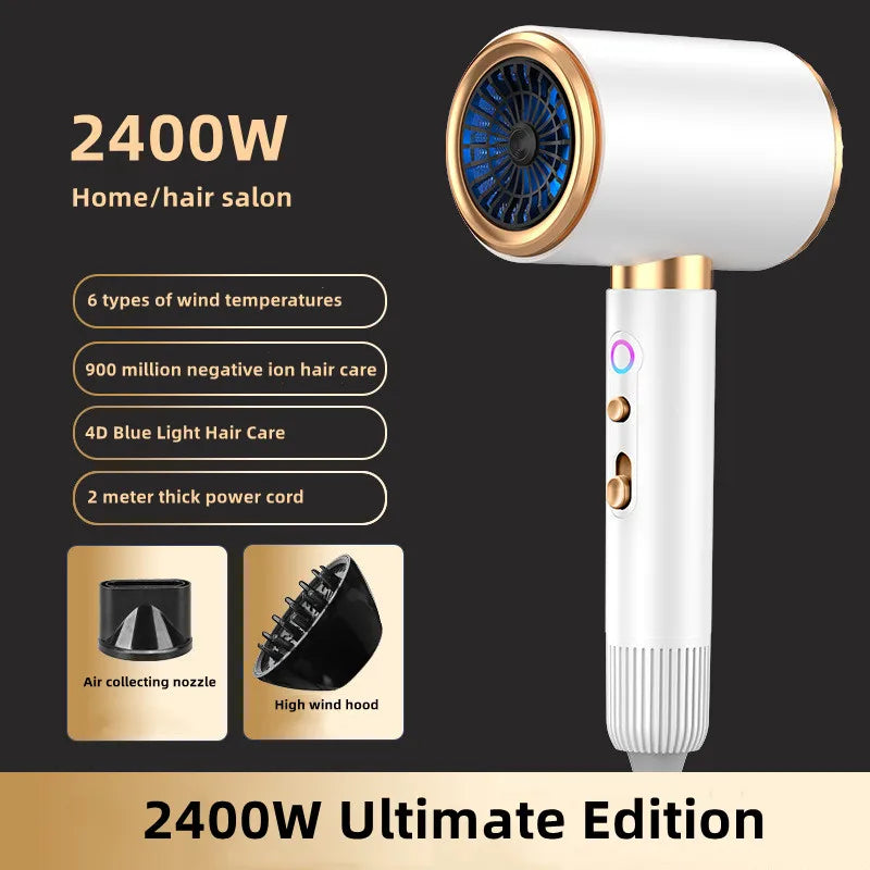 Professional 2400W Hair Dryer 2025 Super Quiet