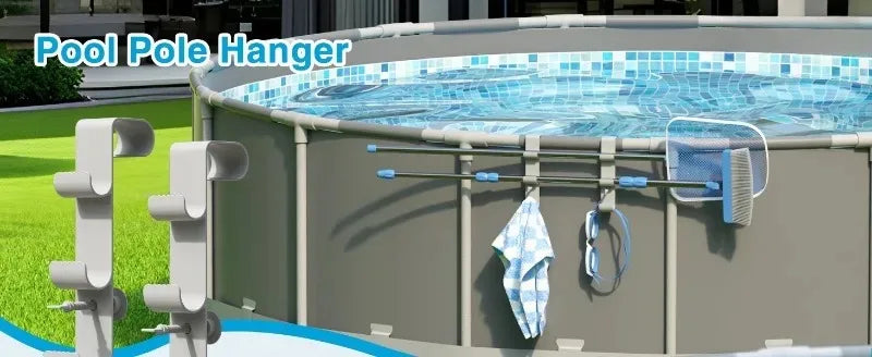 Giỏ Đựng Đồ Bên Hồ Bơi Kèm Khay Cốc Tiện Lợi