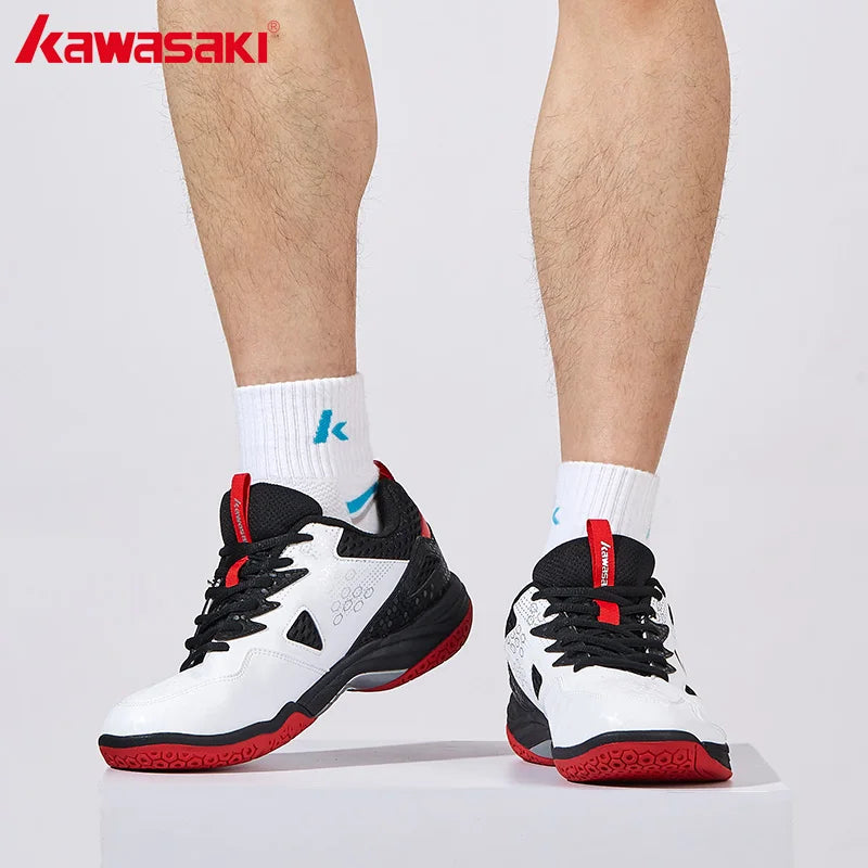 Kawasaki A3307 Men's Badminton Shoes, Anti-Sprain, Breathable