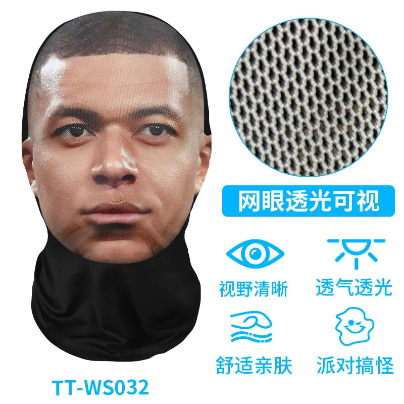 Mặt Nạ 3D Dẻo Hài Hước Cosplay Thời Trang Hip Hop