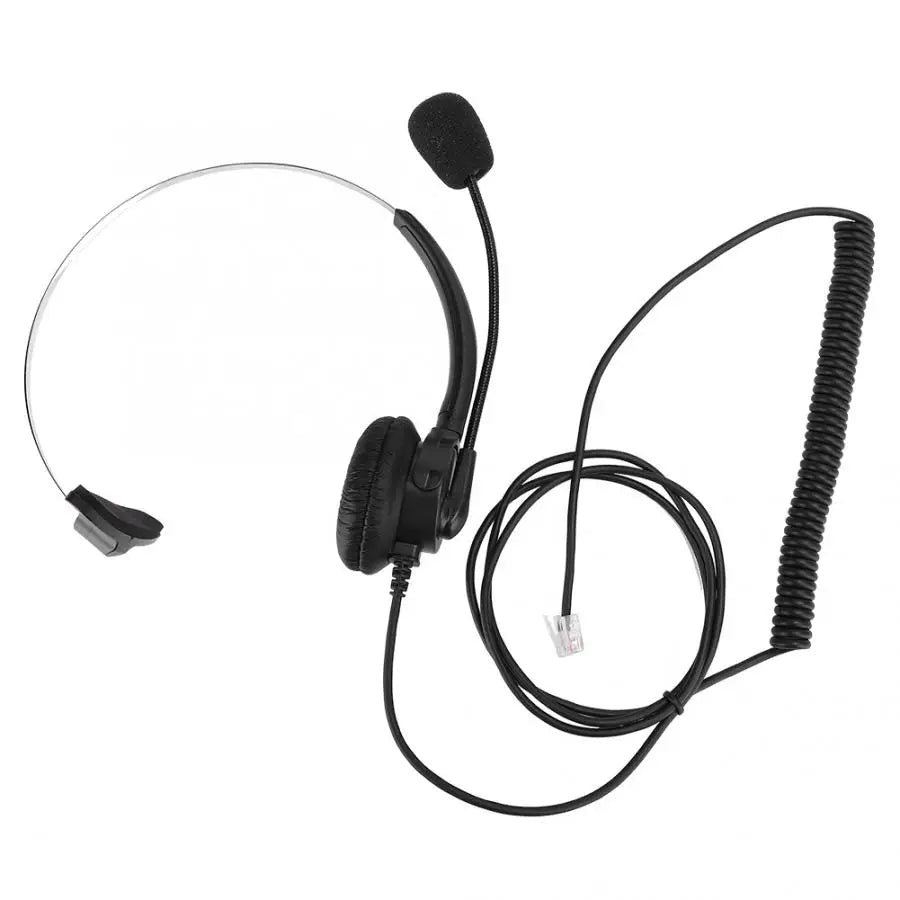 Monaural Telephone Headset With Mic For Home