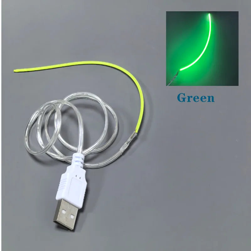 Dây Đèn LED Dẻo USB 5V Sáng 360° DIY Quà Tặng - Daisan Mart