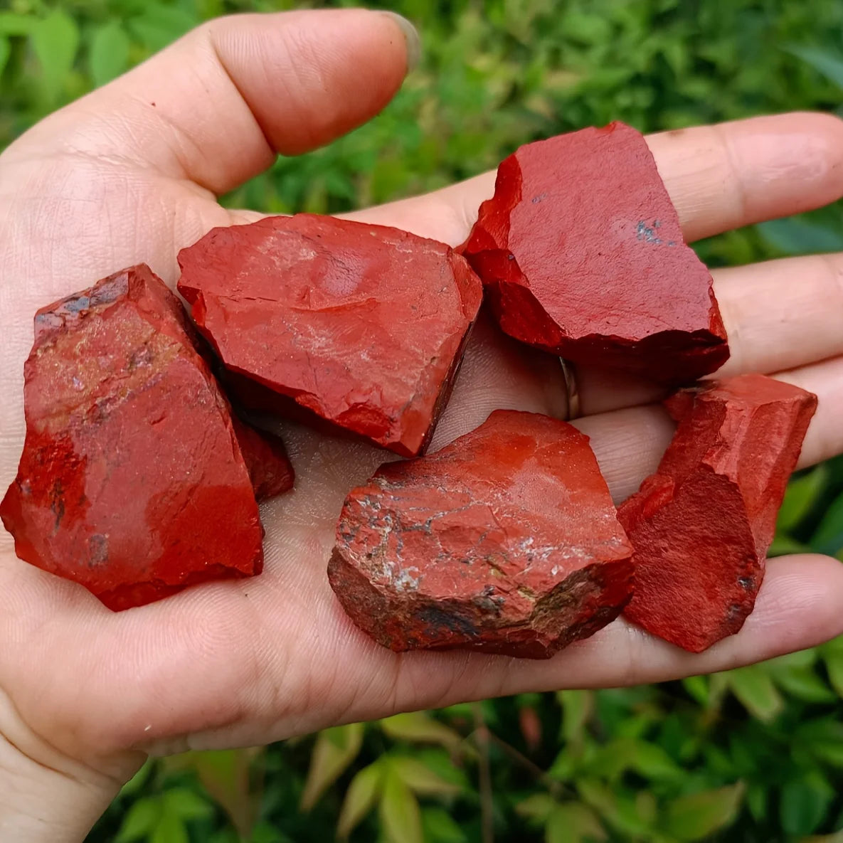 Đá Thô Đỏ Tự Nhiên - Ngọc Bích Đỏ Jasper