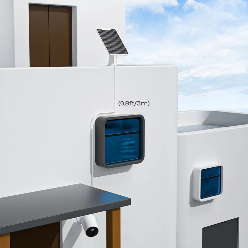 Tấm Pin Năng Lượng Nam Châm Arlo Ultra Chống Nước 3m