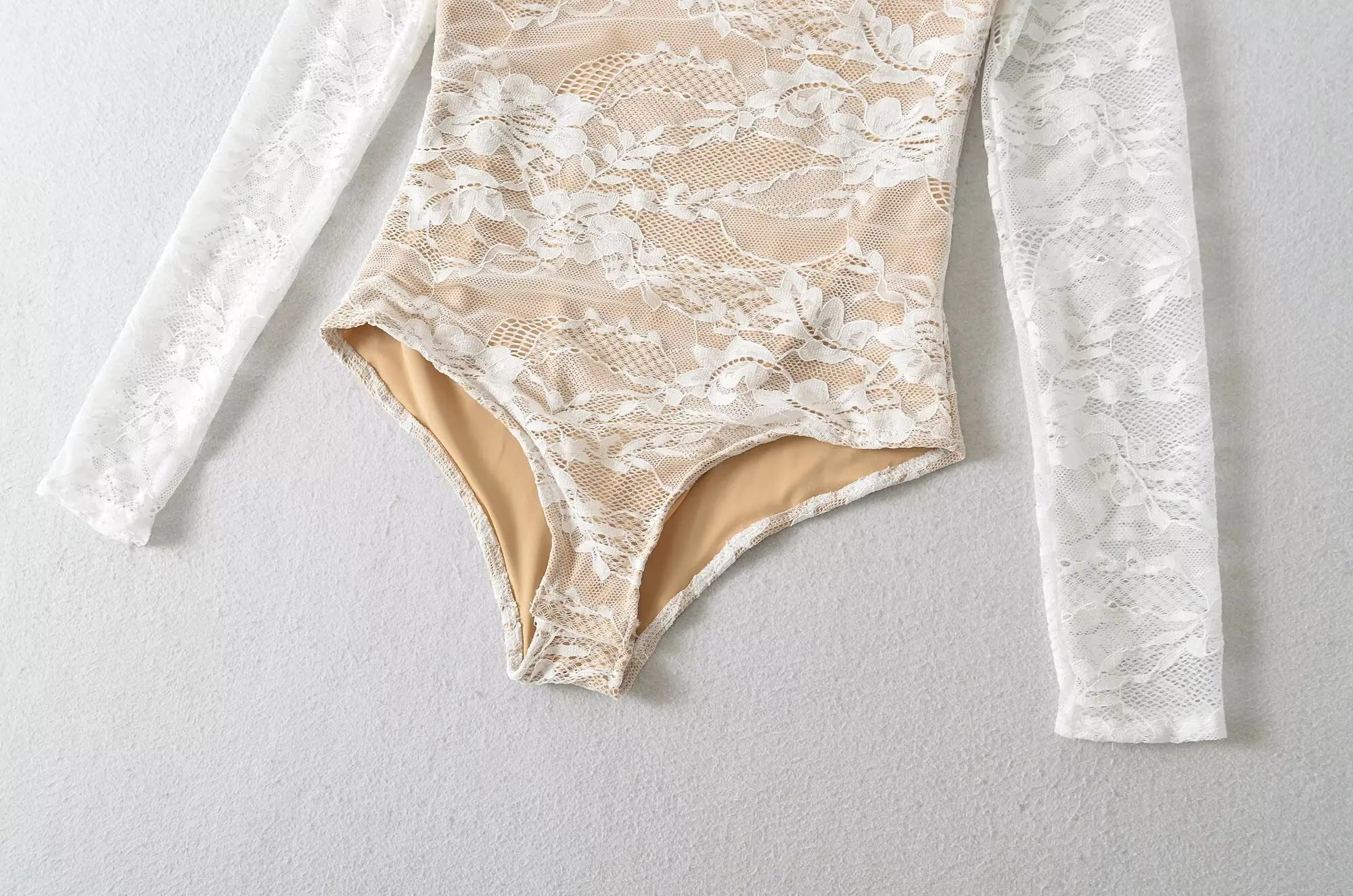 Sexy Lace Bodysuit 2025 - 2 Colors Long Sleeves
