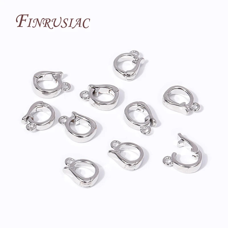 18K Jewelry Clasp: Gold Plated Links For Necklaces